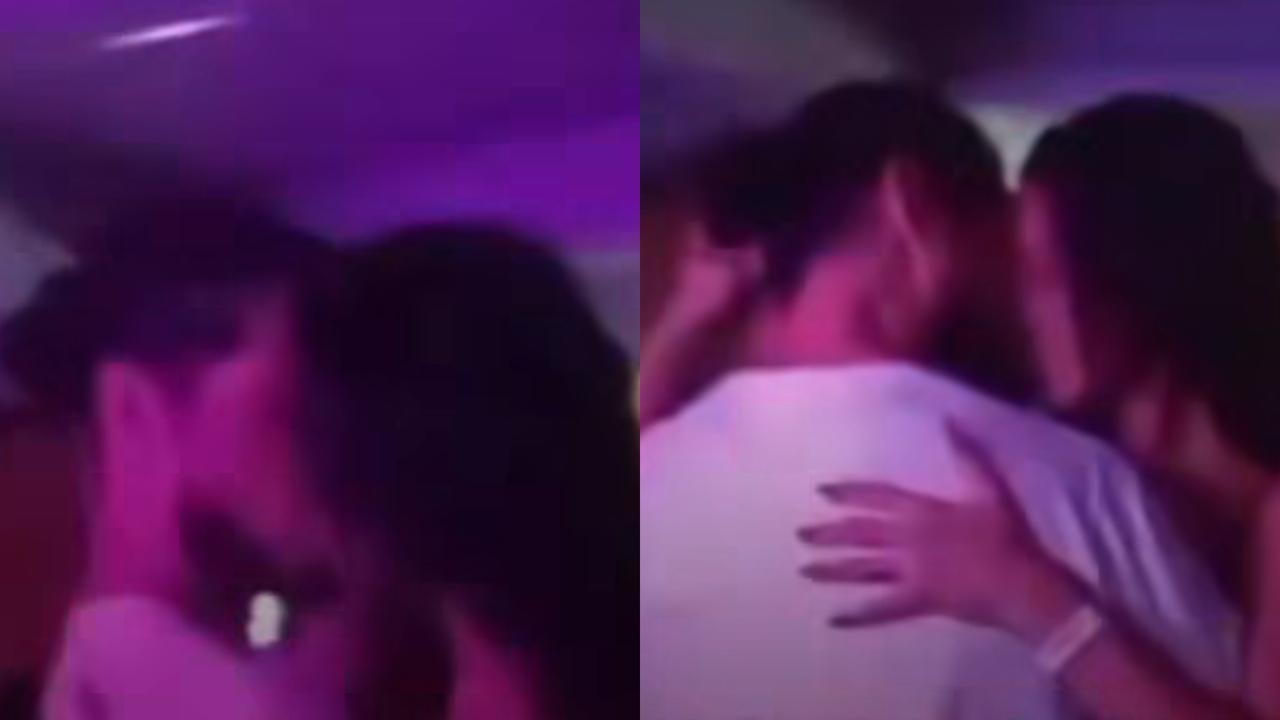 Rolou! Alane Dias e José Loreto trocam beijos em forró; confira