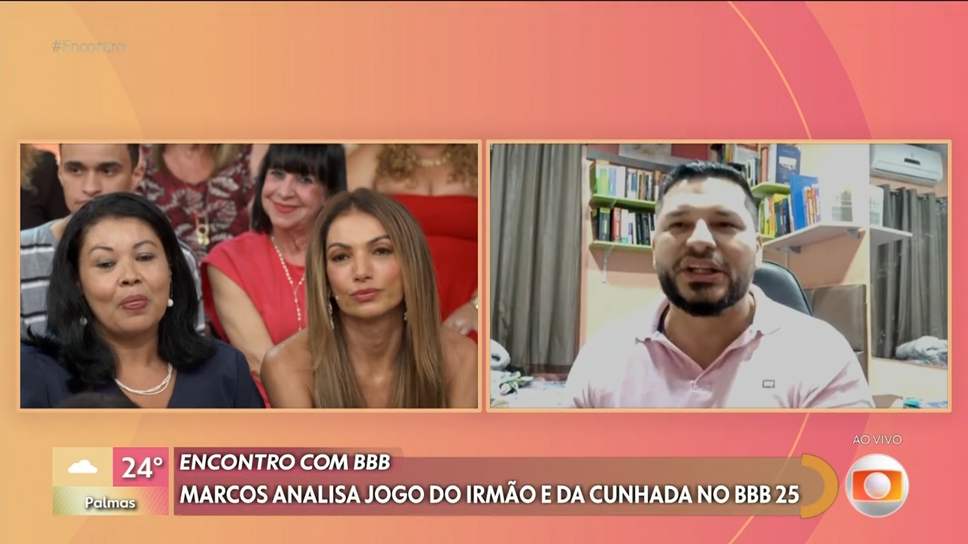 Irmão de Marcelo, do BBB 25, causa climão ao vivo no Encontro: ‘Completamente equivocada’