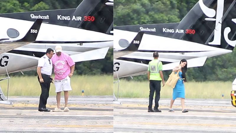 Tá namorando? Belo é flagrado com novo affair em jatinho; saiba quem é