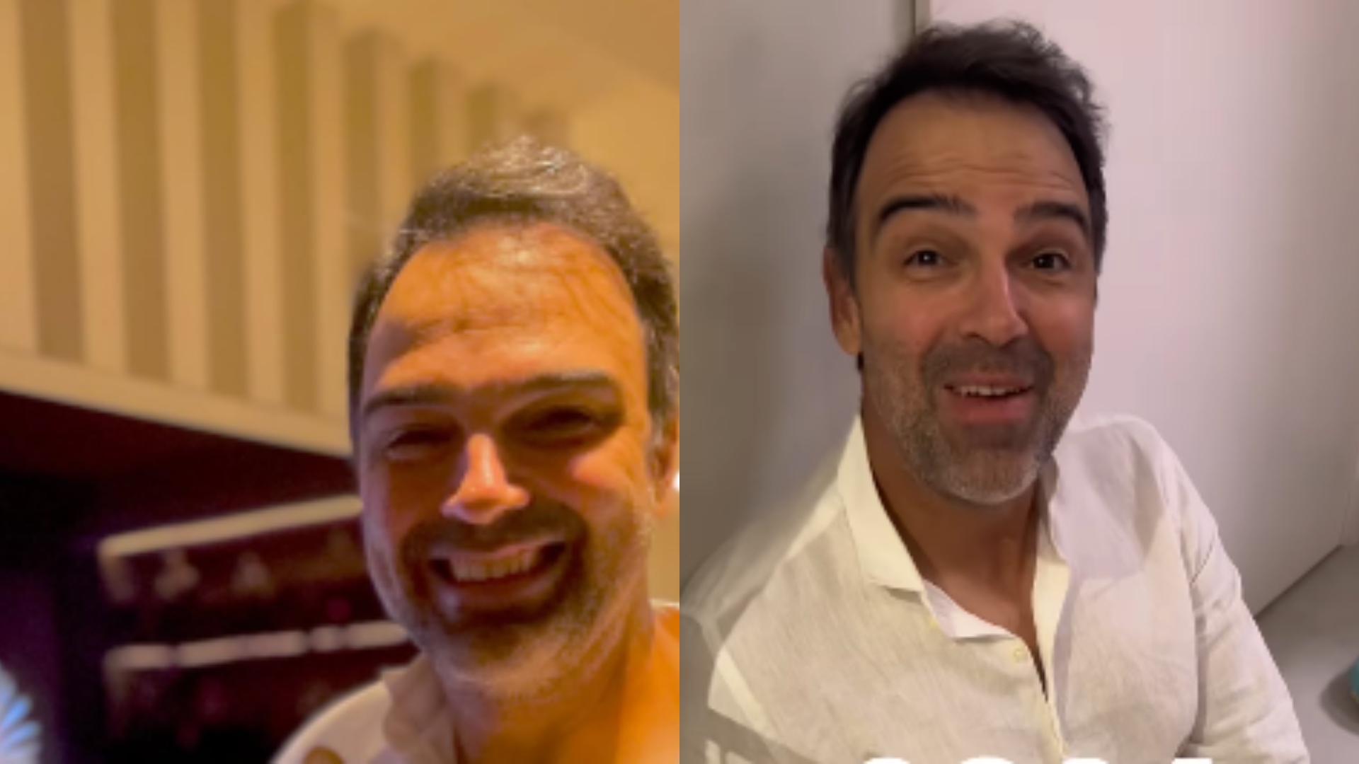 Tadeu Schmidt passa o Réveillon dentro de casa e revela motivo: ‘Inédito’