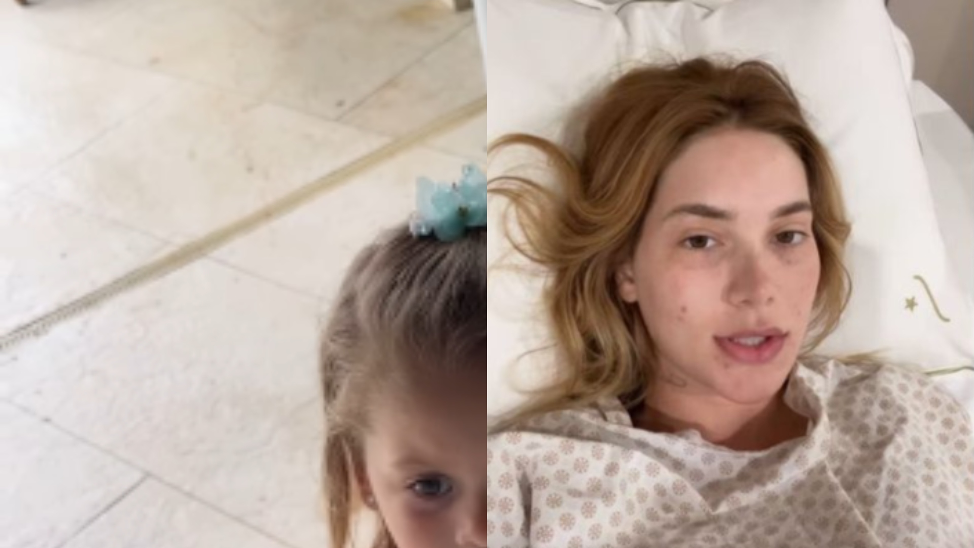 Virgínia mostra curativos para Maria Flor e pequena tem reação inesperada: ‘E não doeu?”