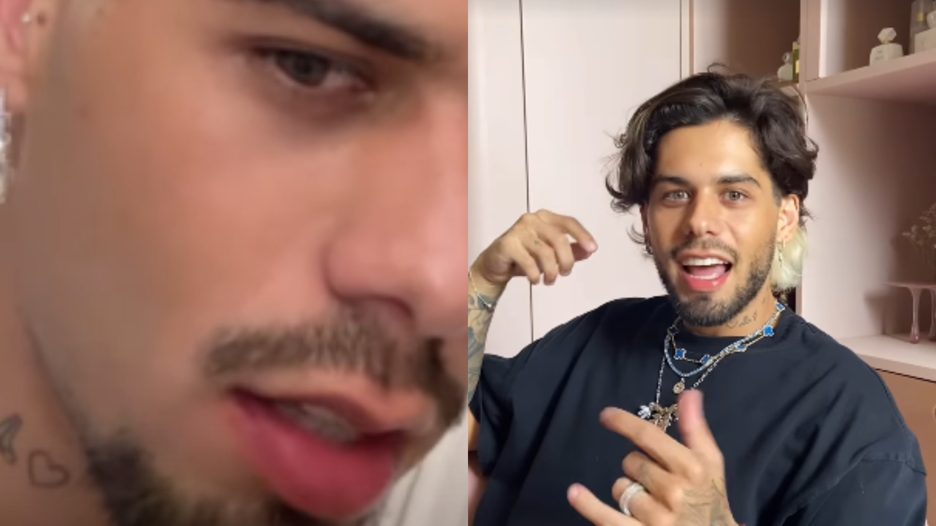 Zé Felipe radicaliza o visual e impressiona Virginia com a surpresa: ‘Ficou gato’