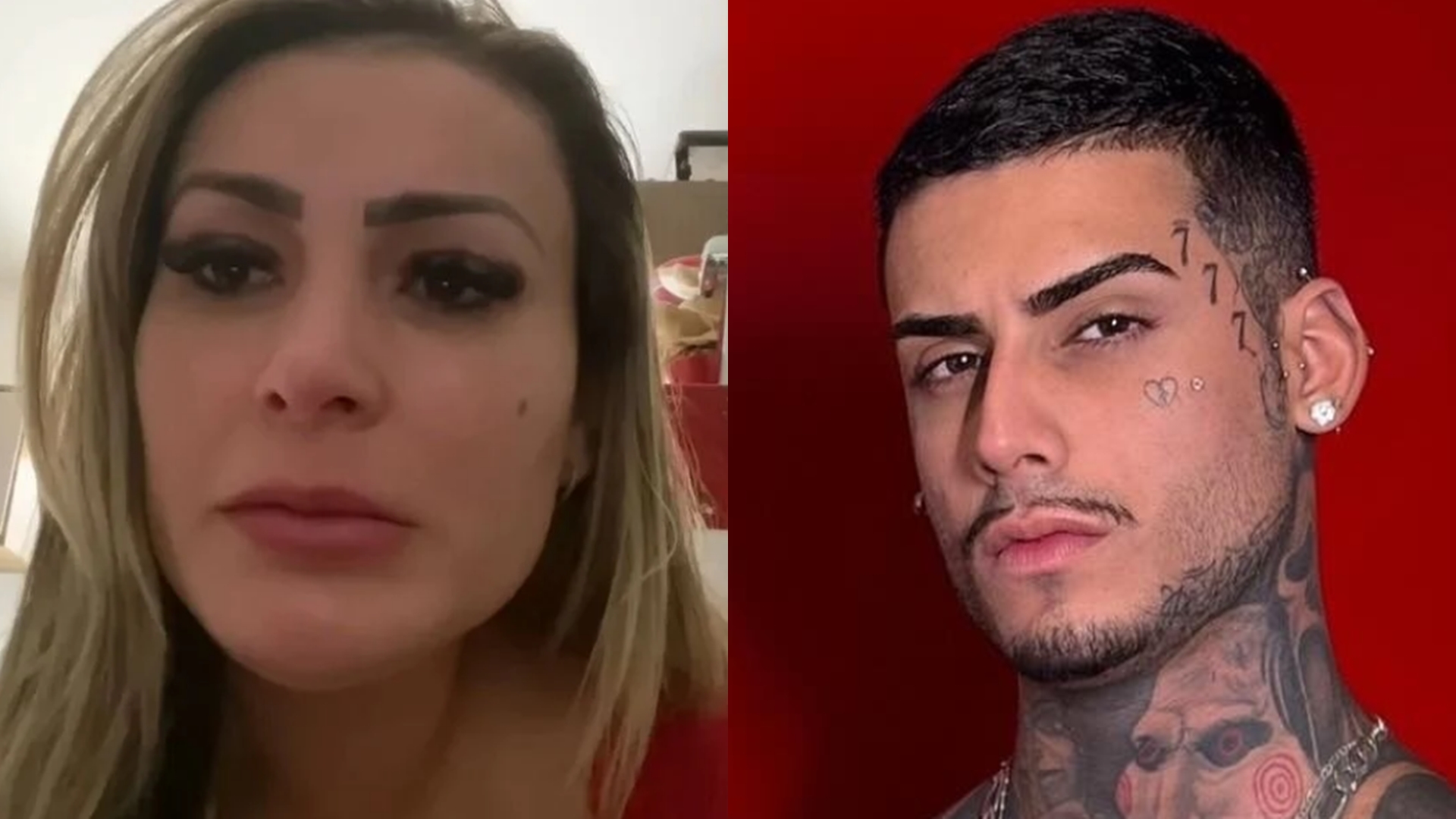 Andressa Urach perde a cabeça ao saber que estava para ser corna: ‘Idiota’