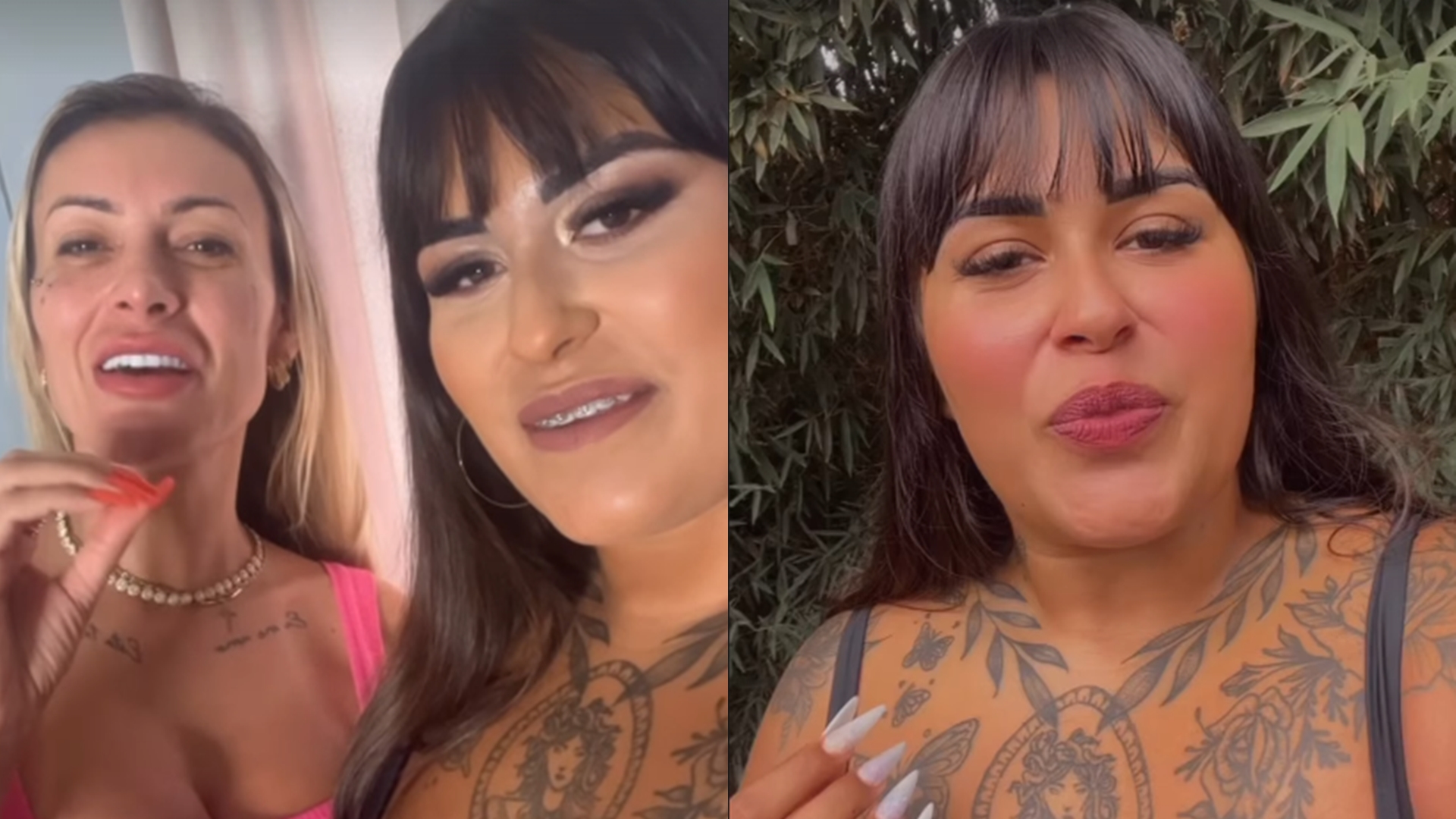 Atriz de conteúdo adulto que deu leite materno para Andressa Urach se manifesta: ‘Lactação’