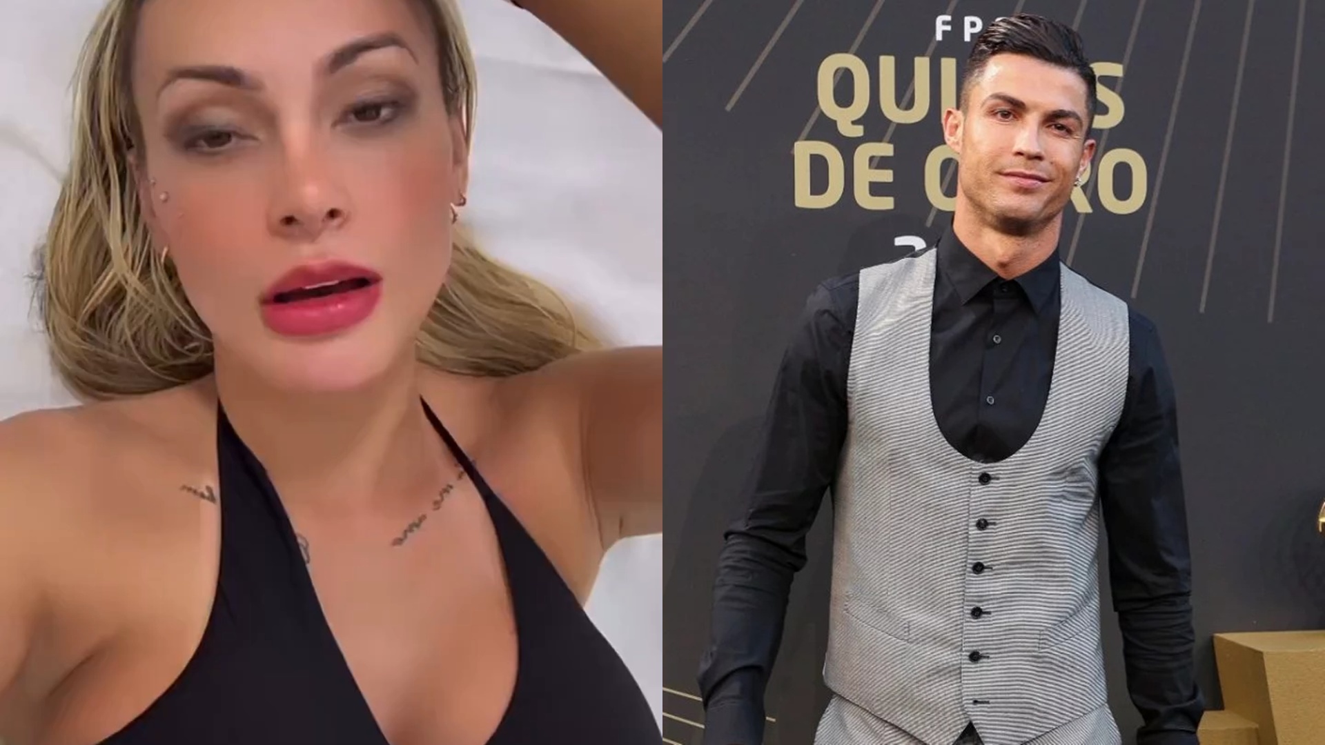 Andressa Urach acusa Cristiano Ronaldo de calote após sexo com jogador: ‘Não me pagou’