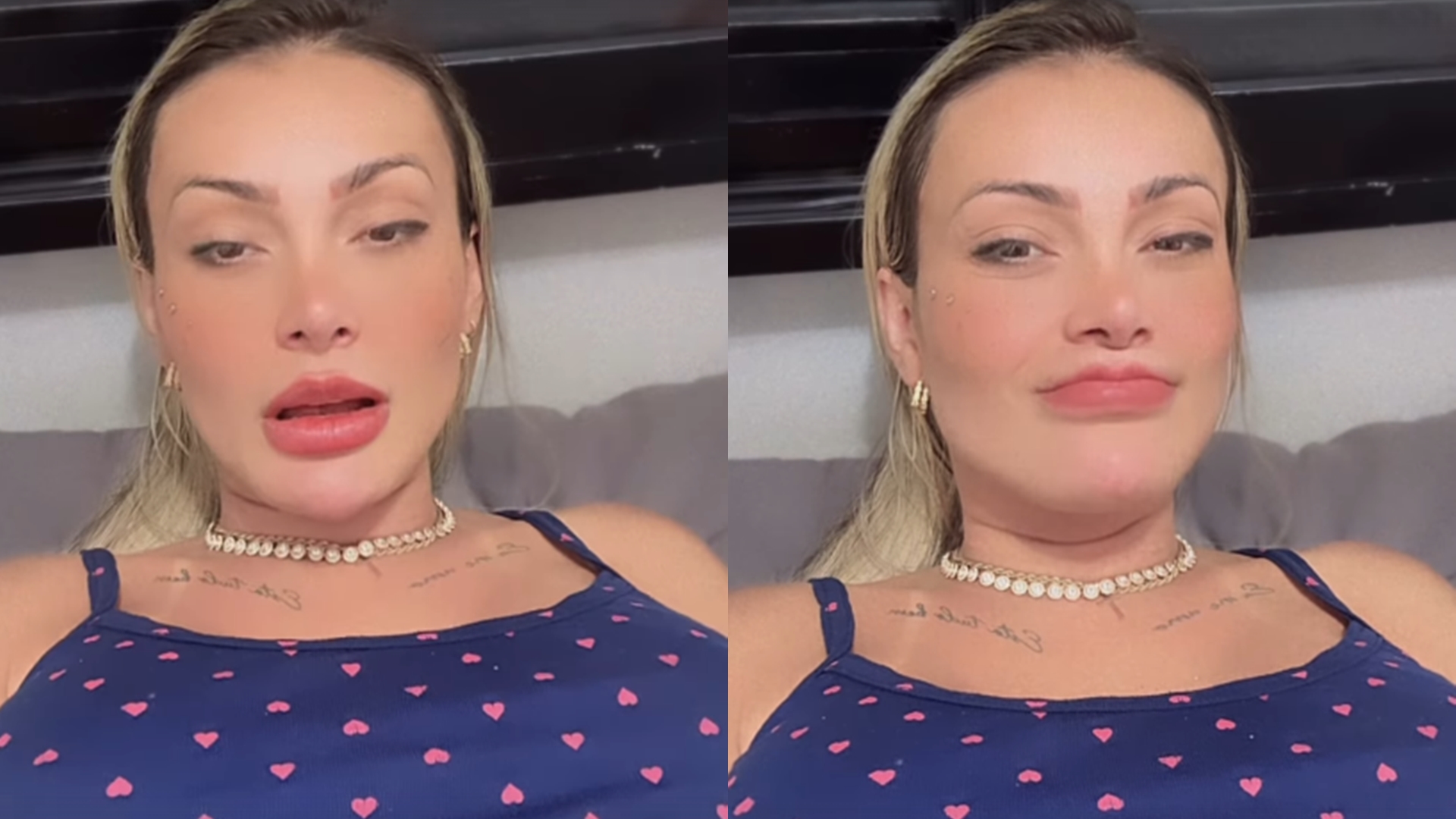 Andressa Urach aparece exausta após gravação: ‘Algo que vocês nunca imaginaram’