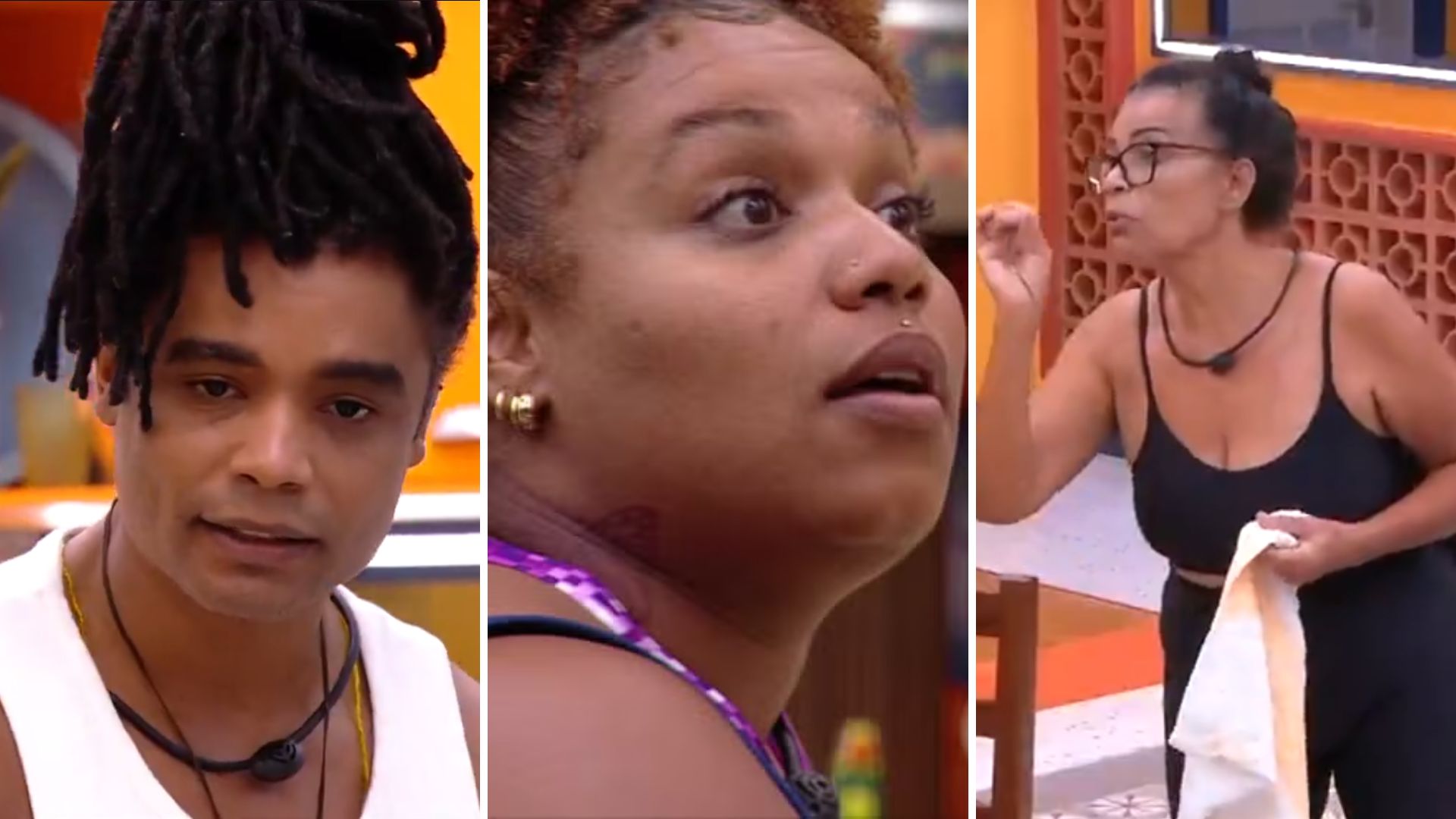 BBB 25: Diogo, Vilma e Camilla brigam por comida na Xepa: saiba o que aconteceu