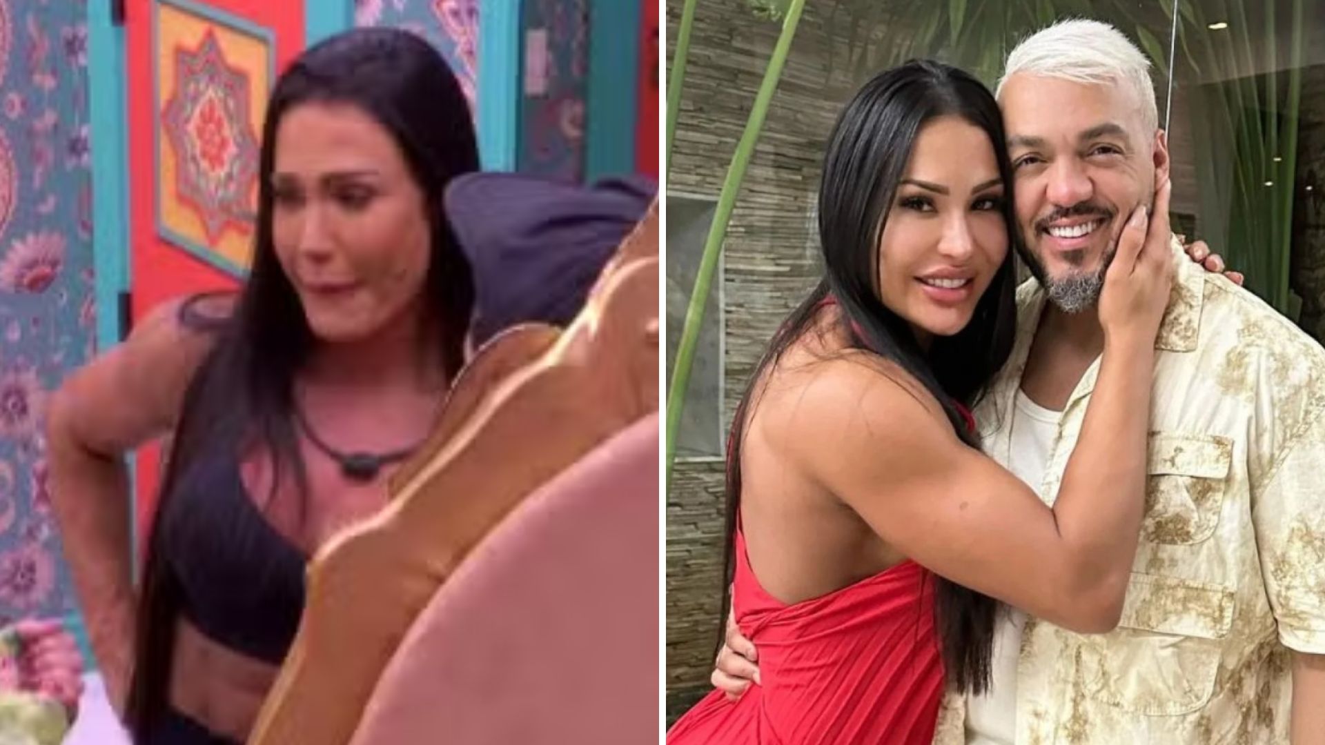 BBB 25: Gracyanne Barbosa chora ao lembrar de Belo: ‘Sofria de crise’