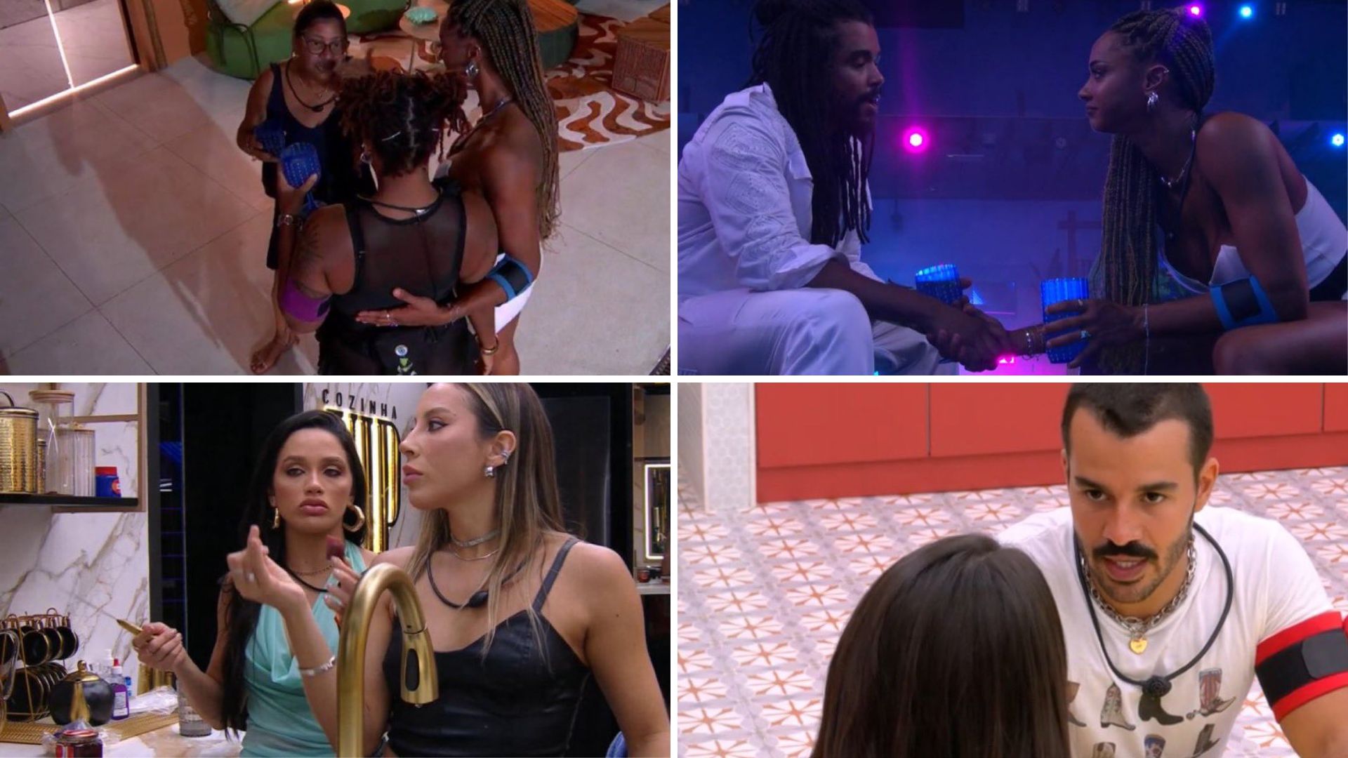 Beijo rejeitado, previsão de eliminação e promessa de treta marcam noite morna do BBB 25
