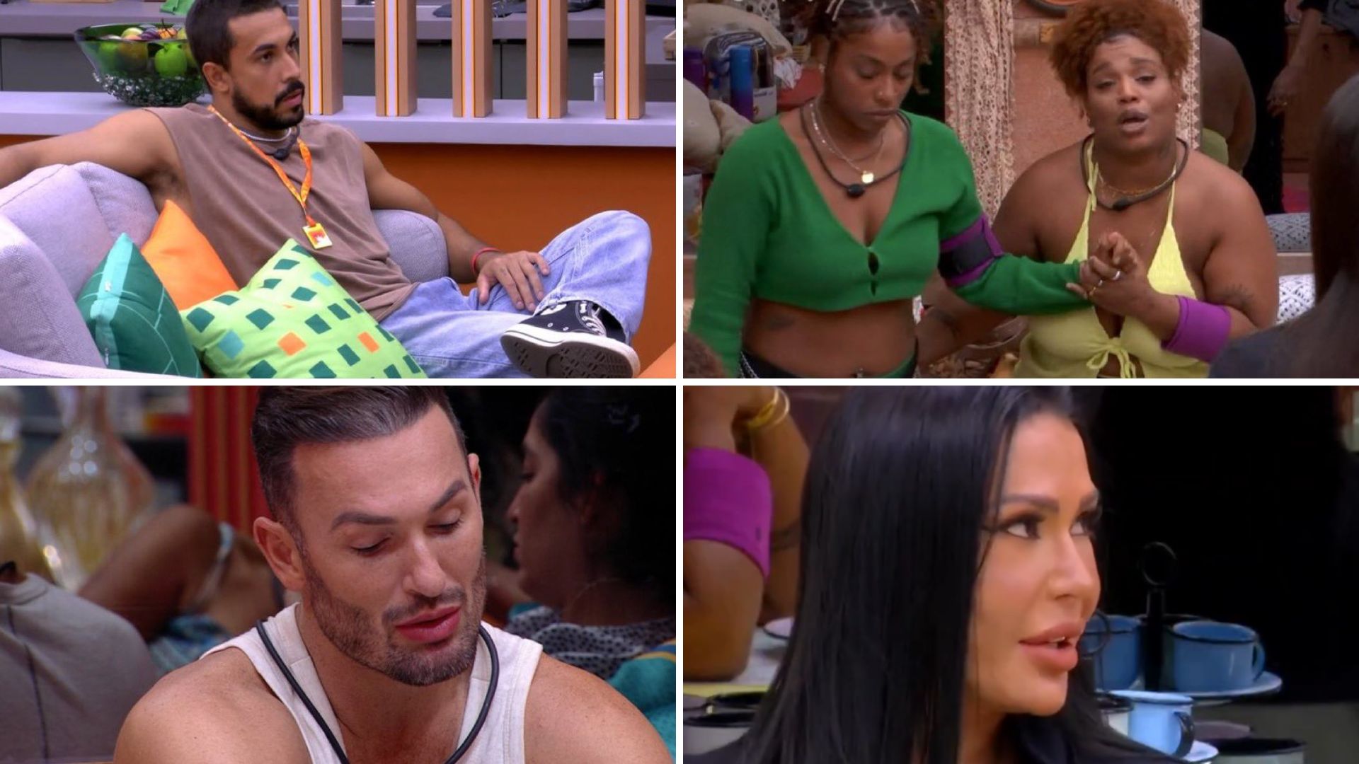 Traição, xingamentos e festival de promessas marcam madrugada da formação de paredão do BBB 25