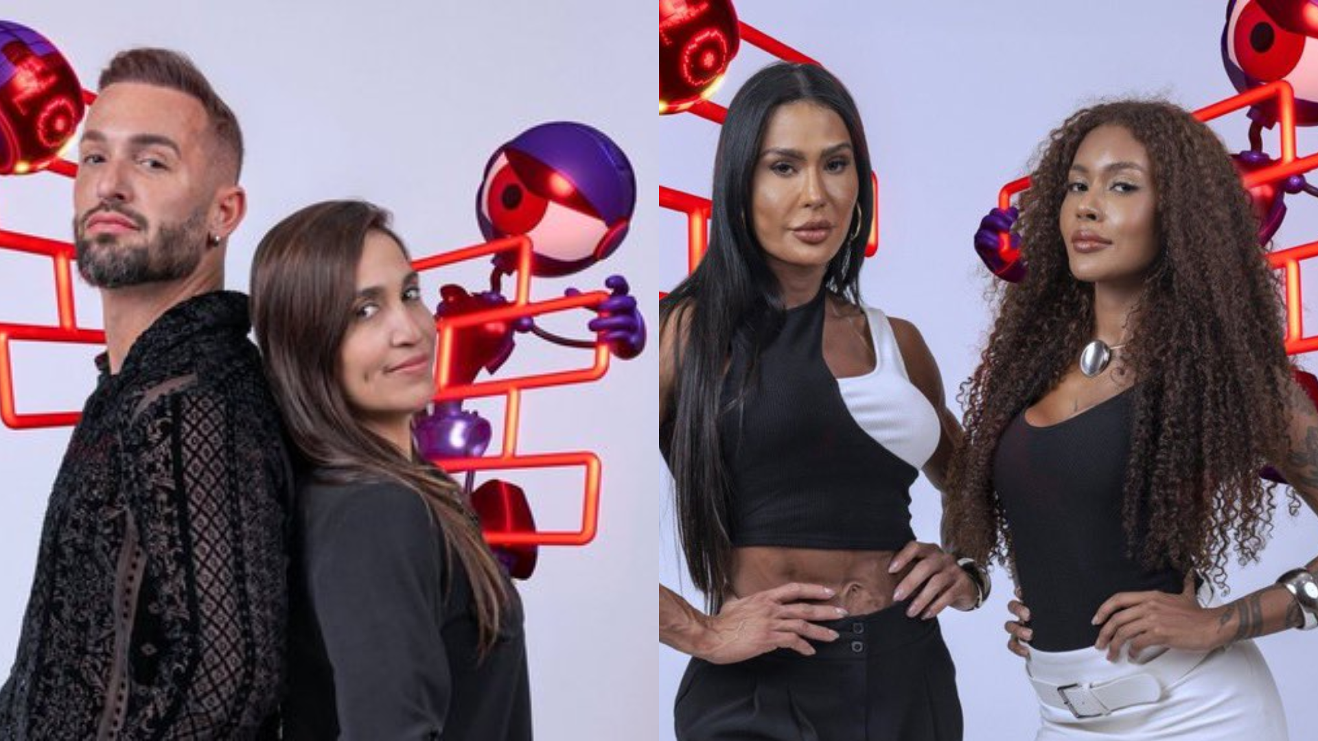 BBB 25: Paredão é formado entre Diego, Daniele, Gracyanne e Giovanna