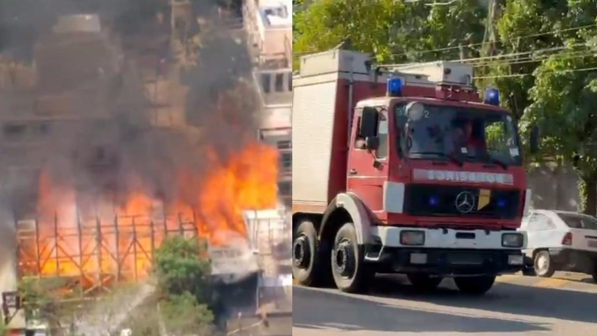 Incêndio nos Estúdios Globo deixa brigadistas feridos e destrói cenários de novelas