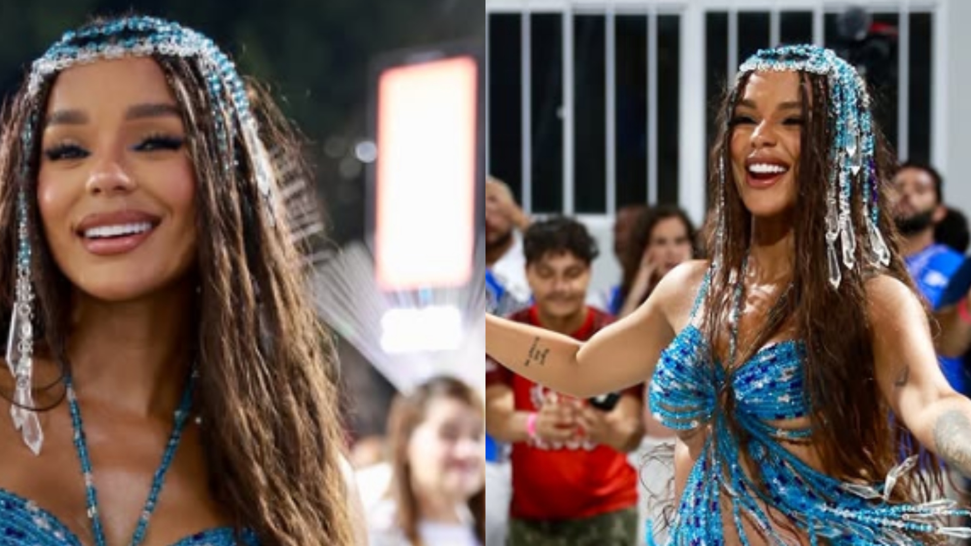 Brunna Gonçalves exibe barrigão de grávida em ensaio de Carnaval: ‘De pertinho’