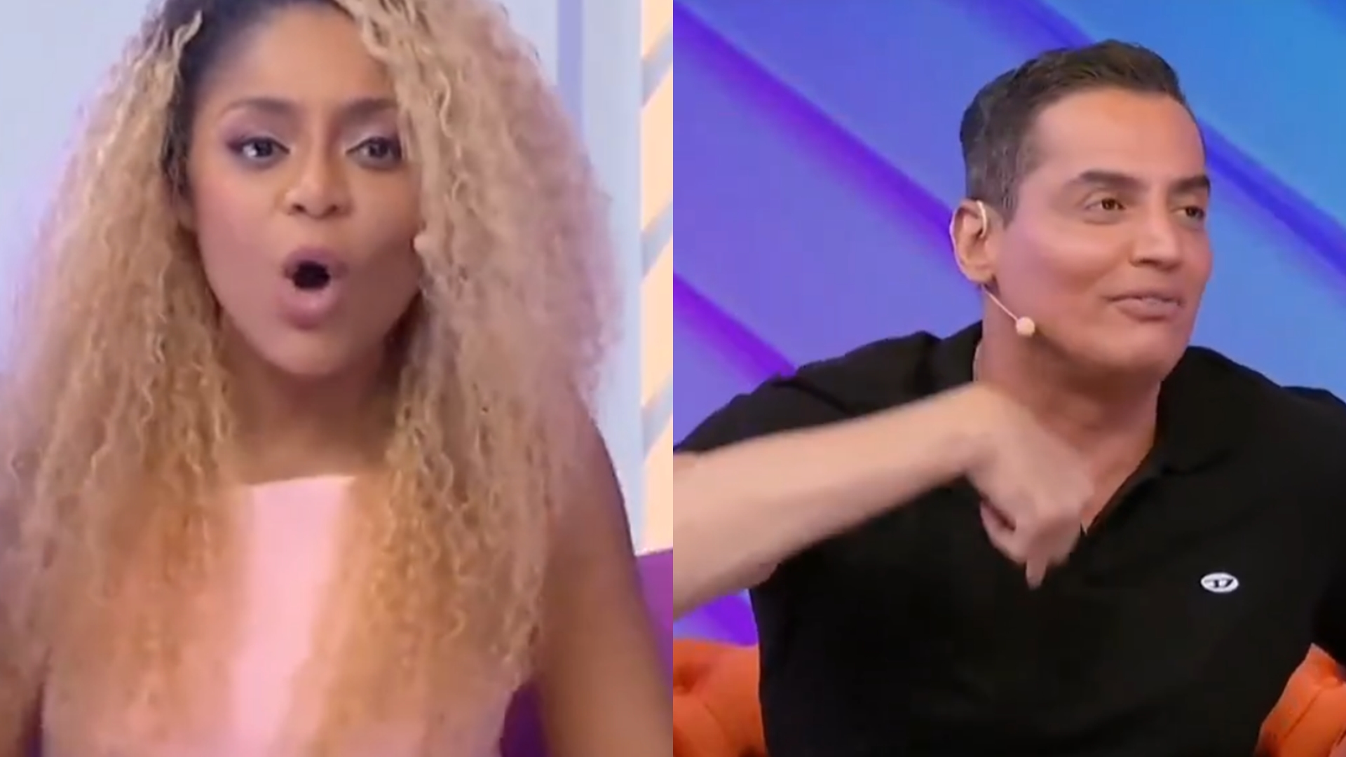 Cariúcha mostra ao vivo no SBT como fica ao usar vibrador e Leo Dias alerta: ‘Diretor tá gritando’