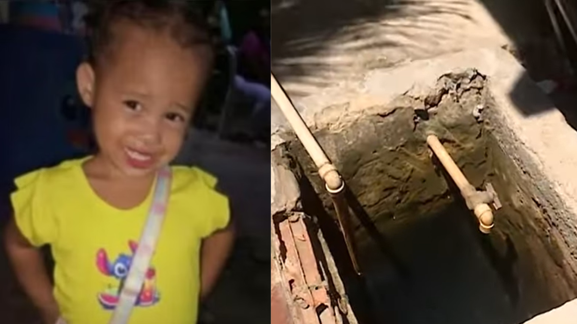 Criança de 2 anos desaparecida é  encontrada morta em cisterna