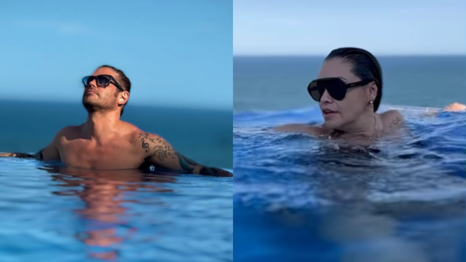 Dado Dolabella e amiga casada de Wanessa Camargo são flagrados juntos em piscina