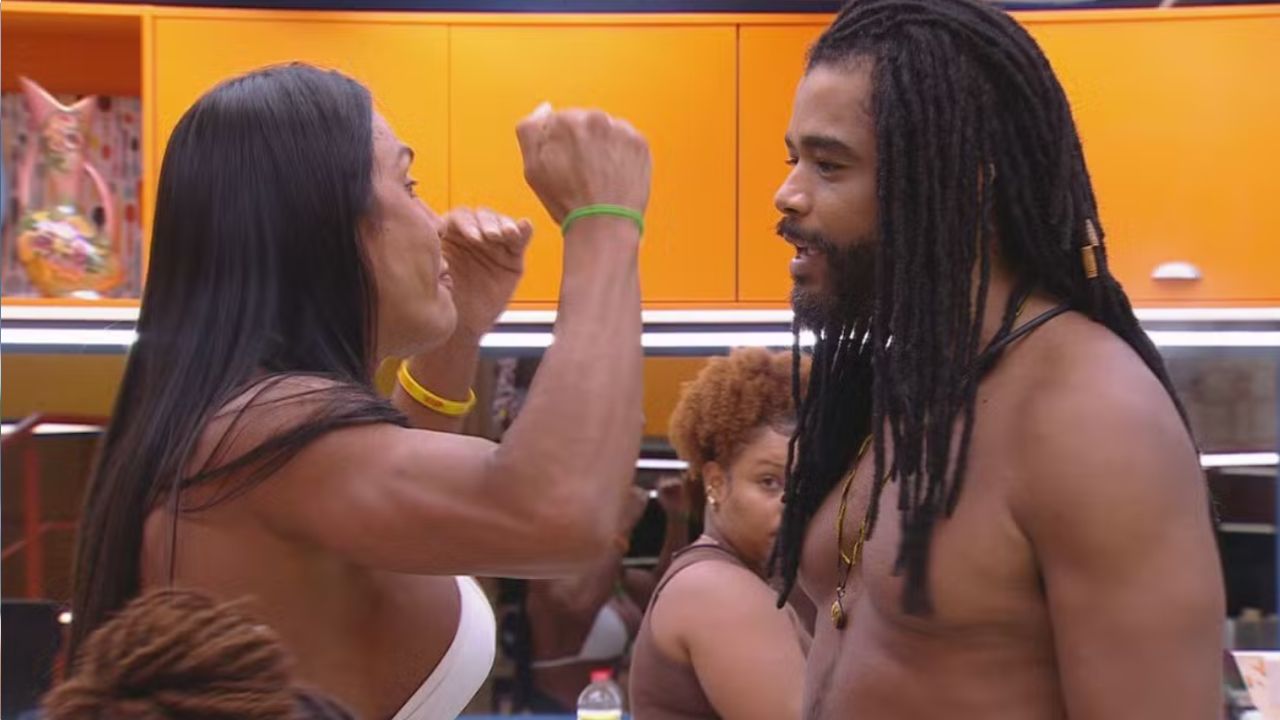 BBB 23: Amigos? Diogo comemora noite ao lado de Gracyanne após veto em prova