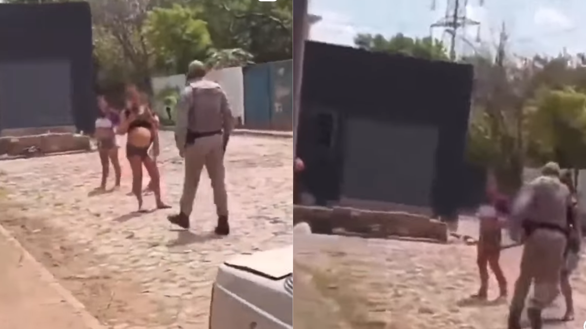 Policial agride grávida de 8 meses com cassetete: ‘Foi um susto’