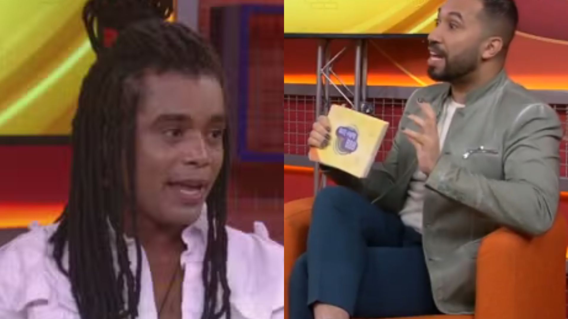 Eliminado do BBB25, Diogo troca farpas com Gil do Vigor em entrevista: ‘Falei?’