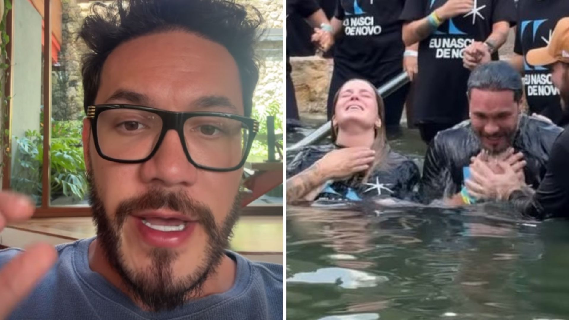 Eliezer detona críticas após ser batizado na Igreja Evangélica: ‘Deixa que falem’