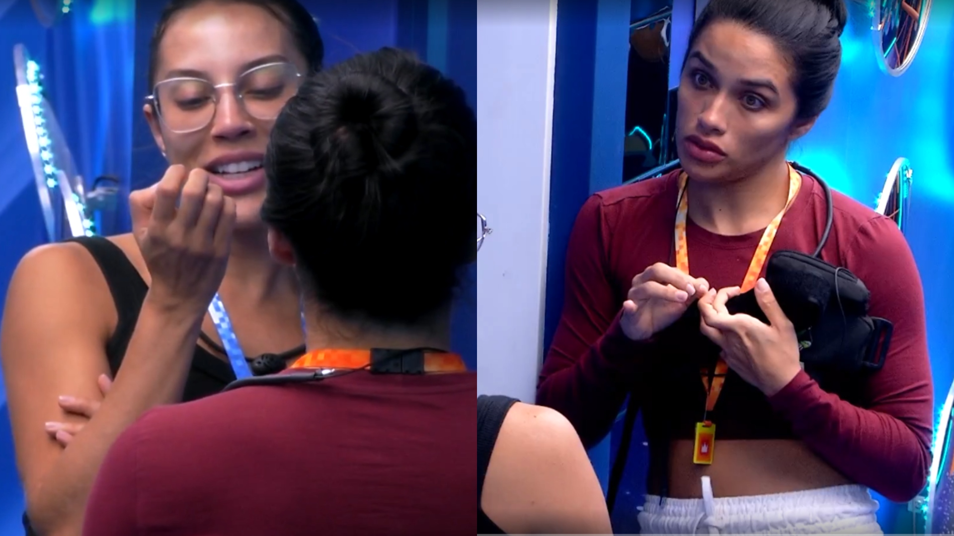 BBB 25: Eva aconselha Renata após investida de Maike e dispara: ‘Caindo no meu conceito’