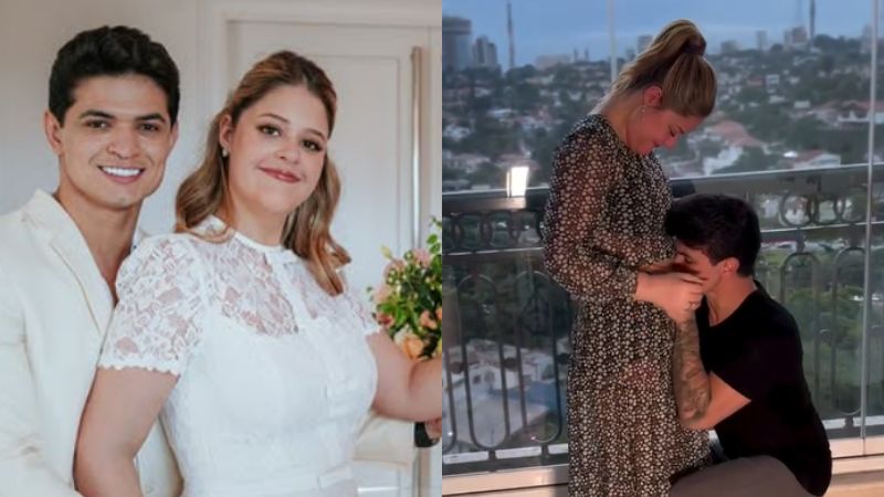 Filha de Tom Cavalcante anuncia gravidez e comenta escolha do nome: ‘Homenagem’