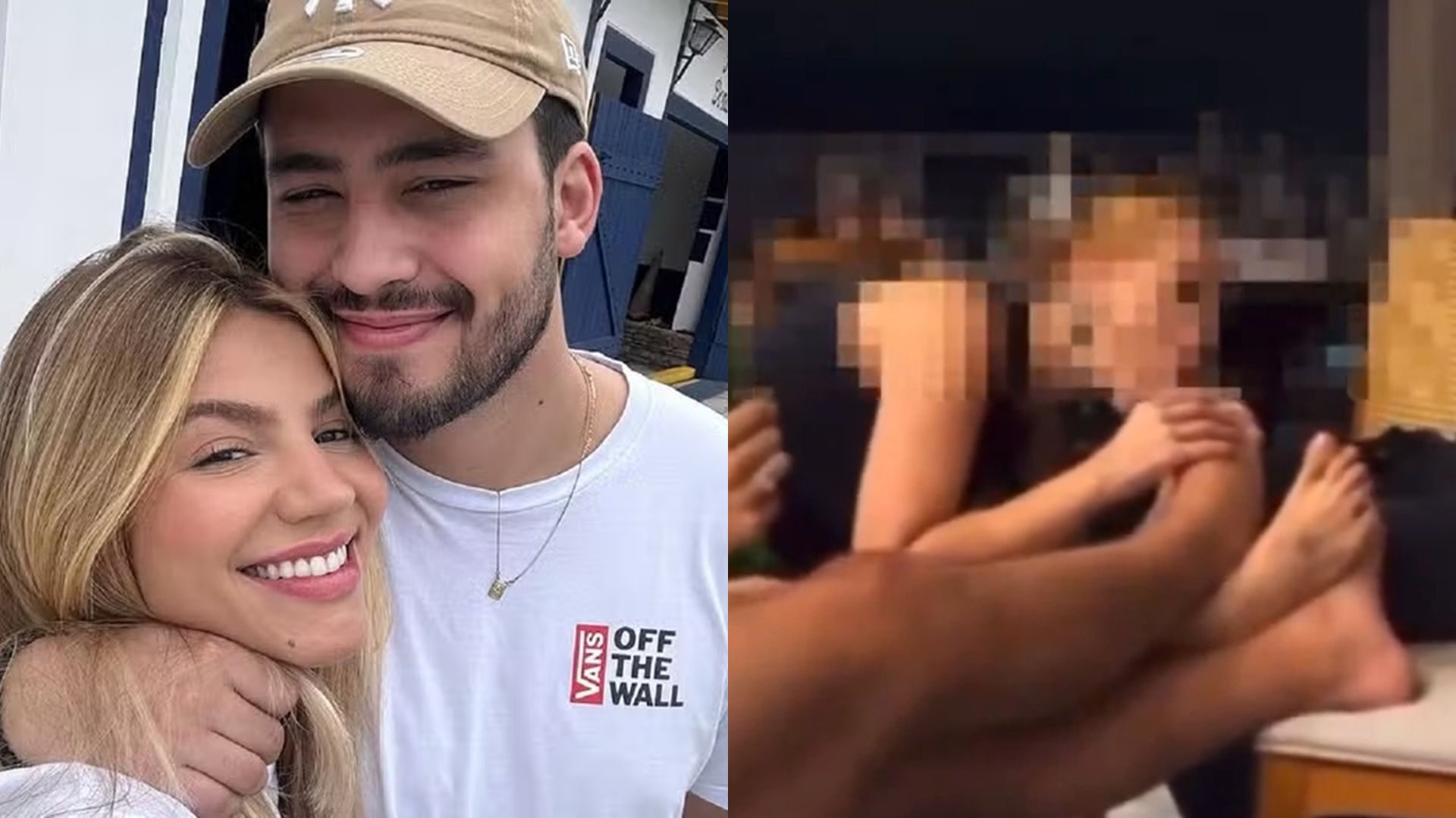 Filho de Leonardo nega ter traído Hariany após vídeo vazar: ‘Momento de descontração’