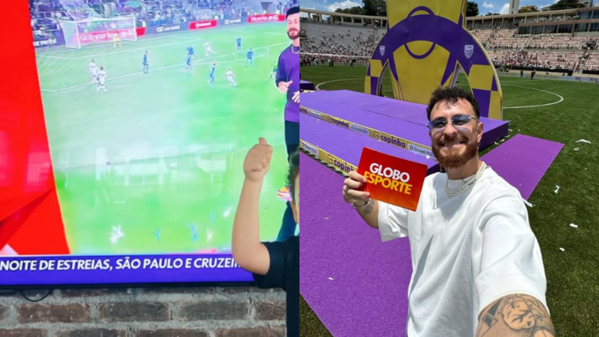 Fred Bruno compartilha homenagem do filho e se emociona: ‘Chorei’