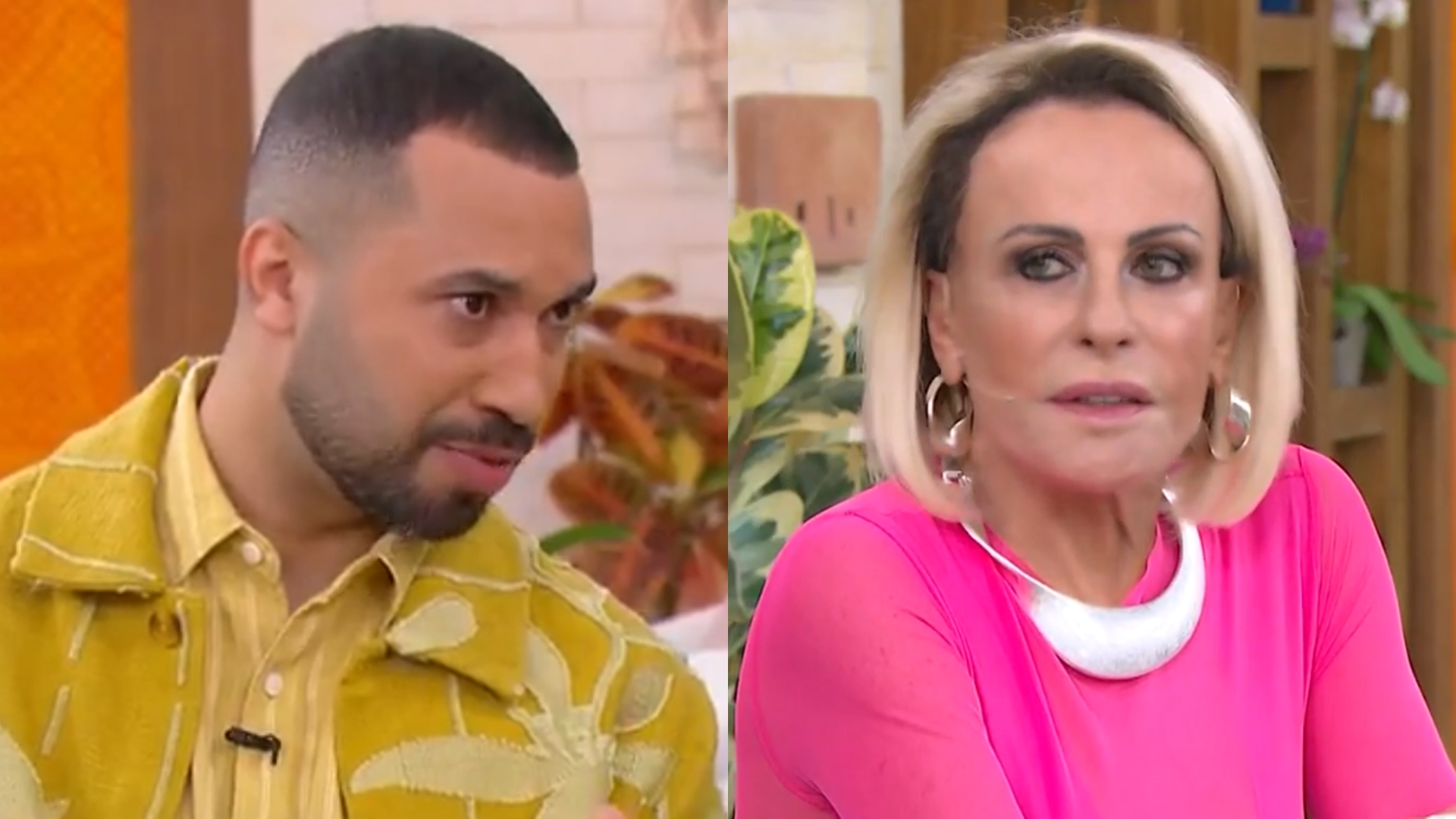 Ana Maria Braga rebate Gil do Vigor durante debate sobre polêmica no BBB 25: ‘Tá se contradizendo’