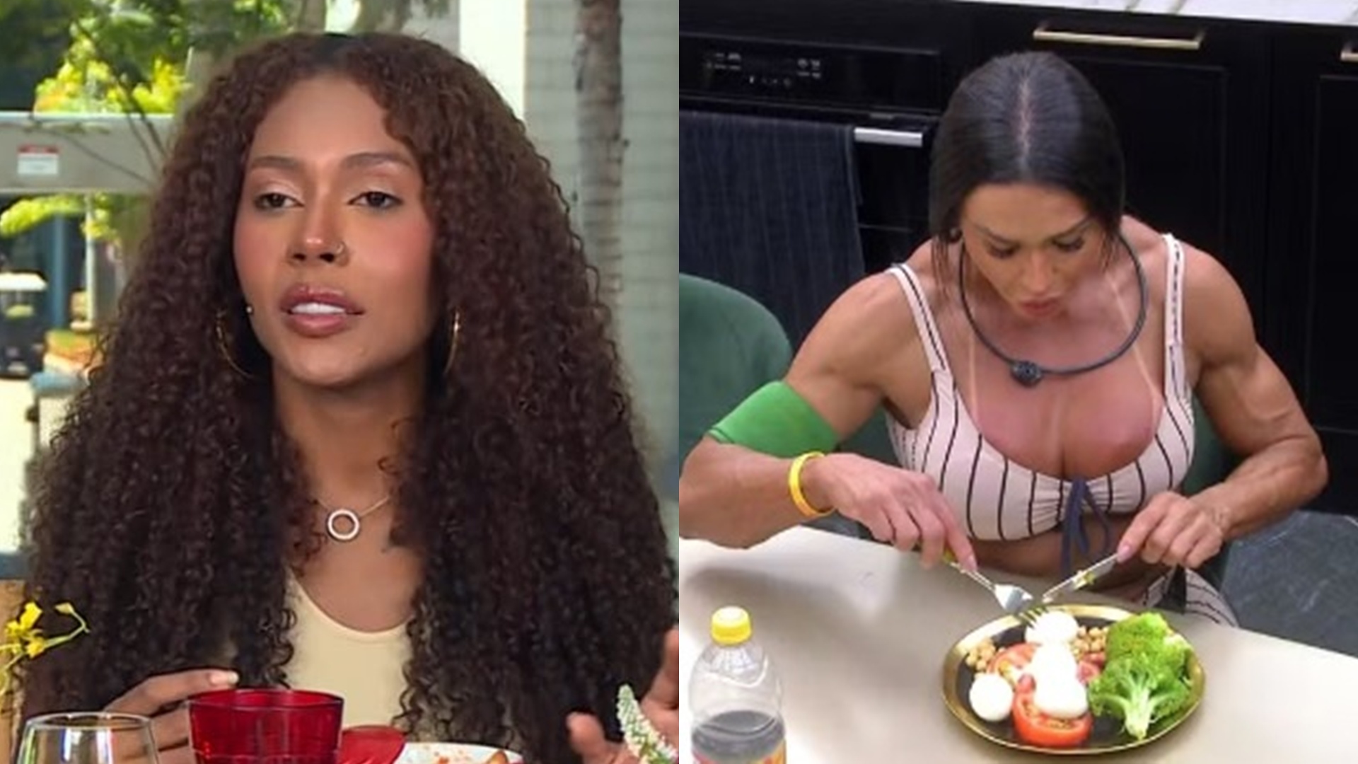 BBB 25: Giovanna choca ao expor detalhes da dieta de Gracyanne: ‘6 mil calorias por dia’