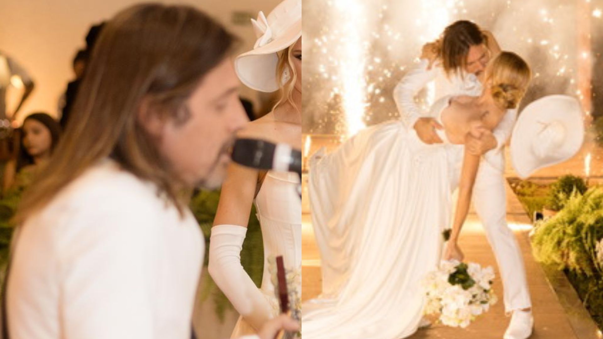 Hudson, dupla de Edson, renova votos de casamento com dentista gata após 10 anos