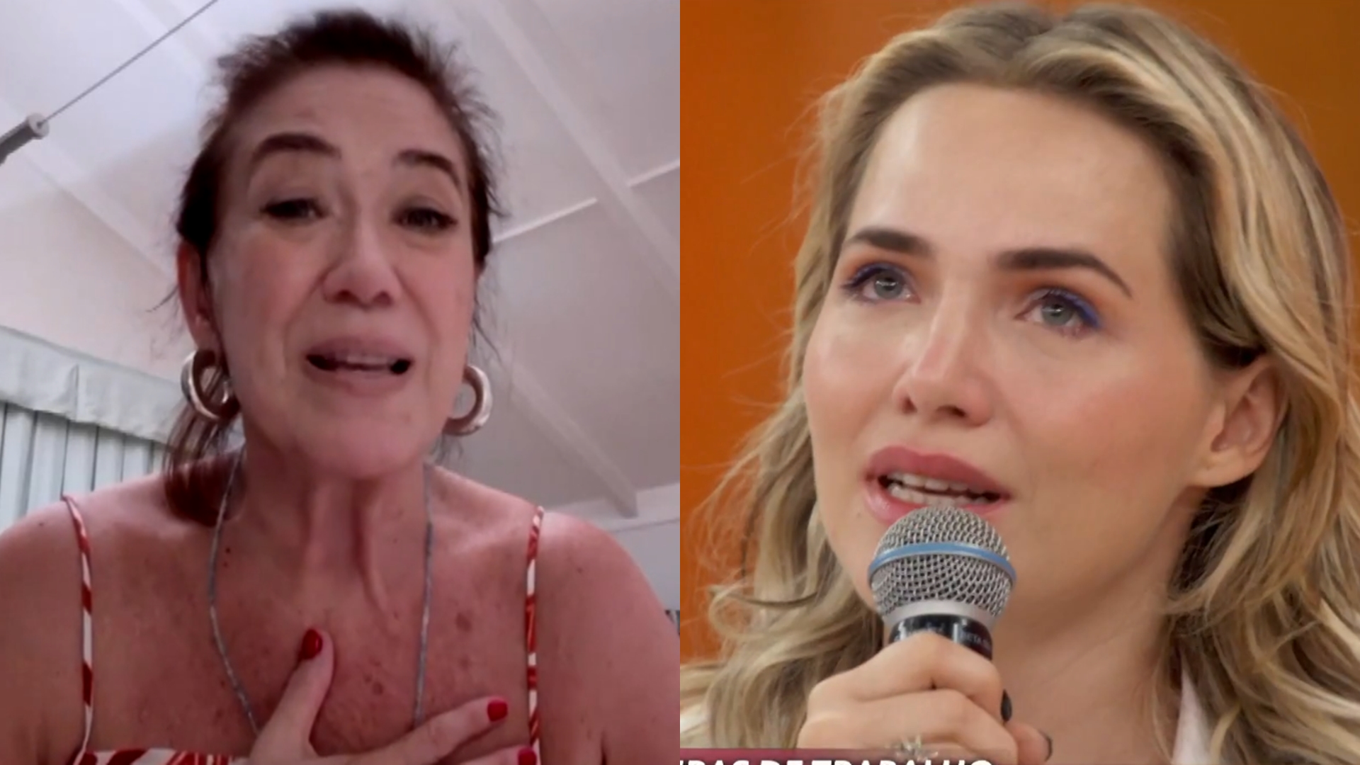 Lilia Cabral faz Letícia Colin chorar no Encontro: ‘Falando de mim!’
