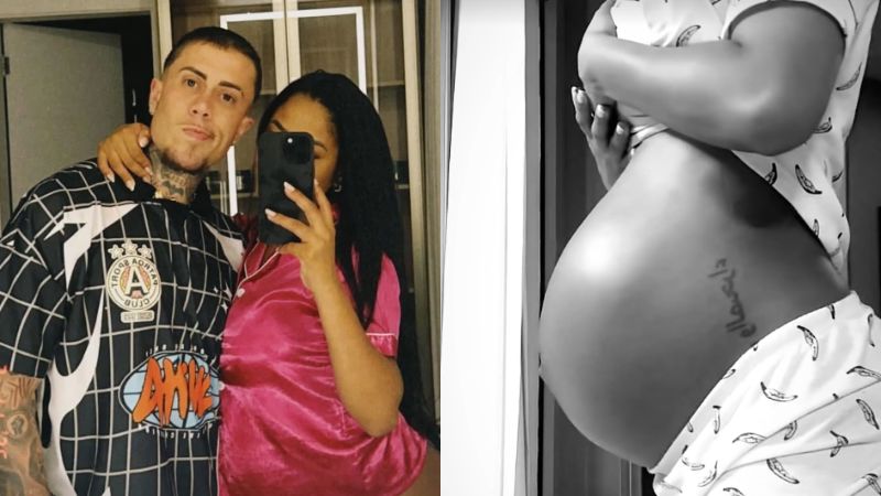 Lorena Maria e MC Daniel mostram reta final da gravidez: ‘Contagem regressiva’
