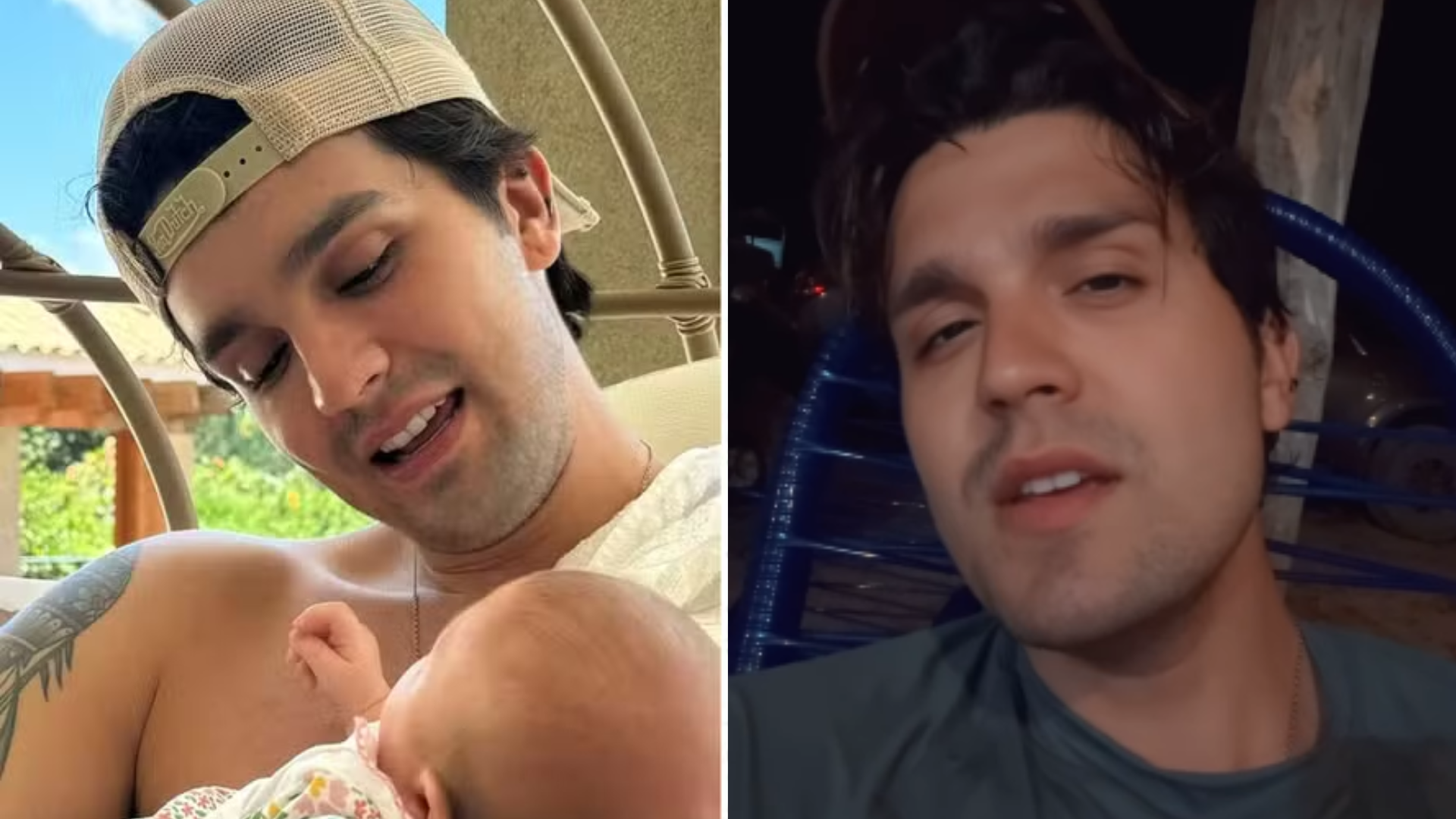 Luan Santana encanta fãs com foto inédita da filha, Serena: ‘Papai de menina’