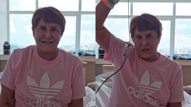 Márcia Sensitiva é internada em semi-intensiva e revela diagnóstico: ‘Cresceu muito