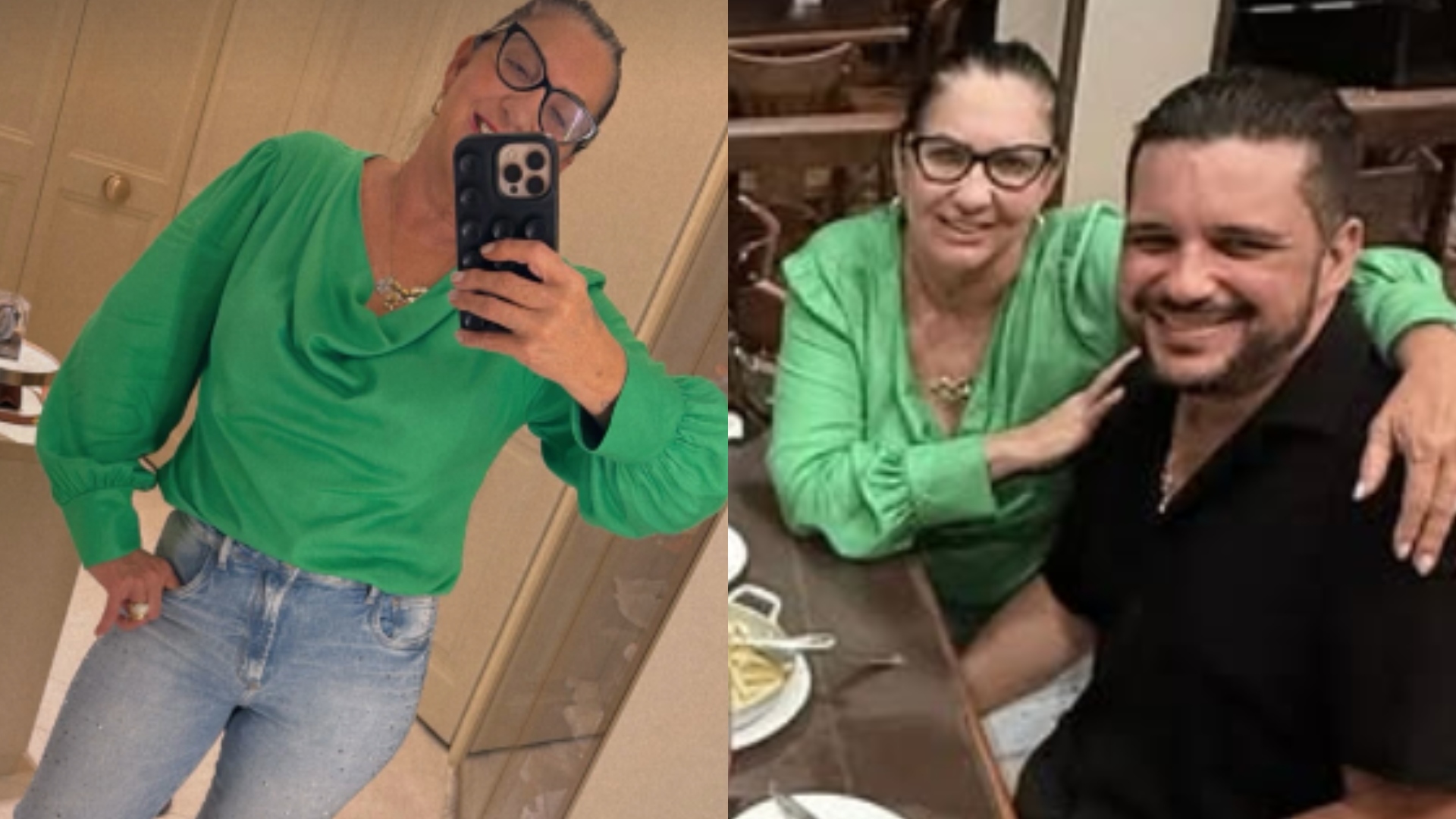 Mãe de Virginia ignora onda de críticas e surge agarradinha com boy: ‘Noite promete’