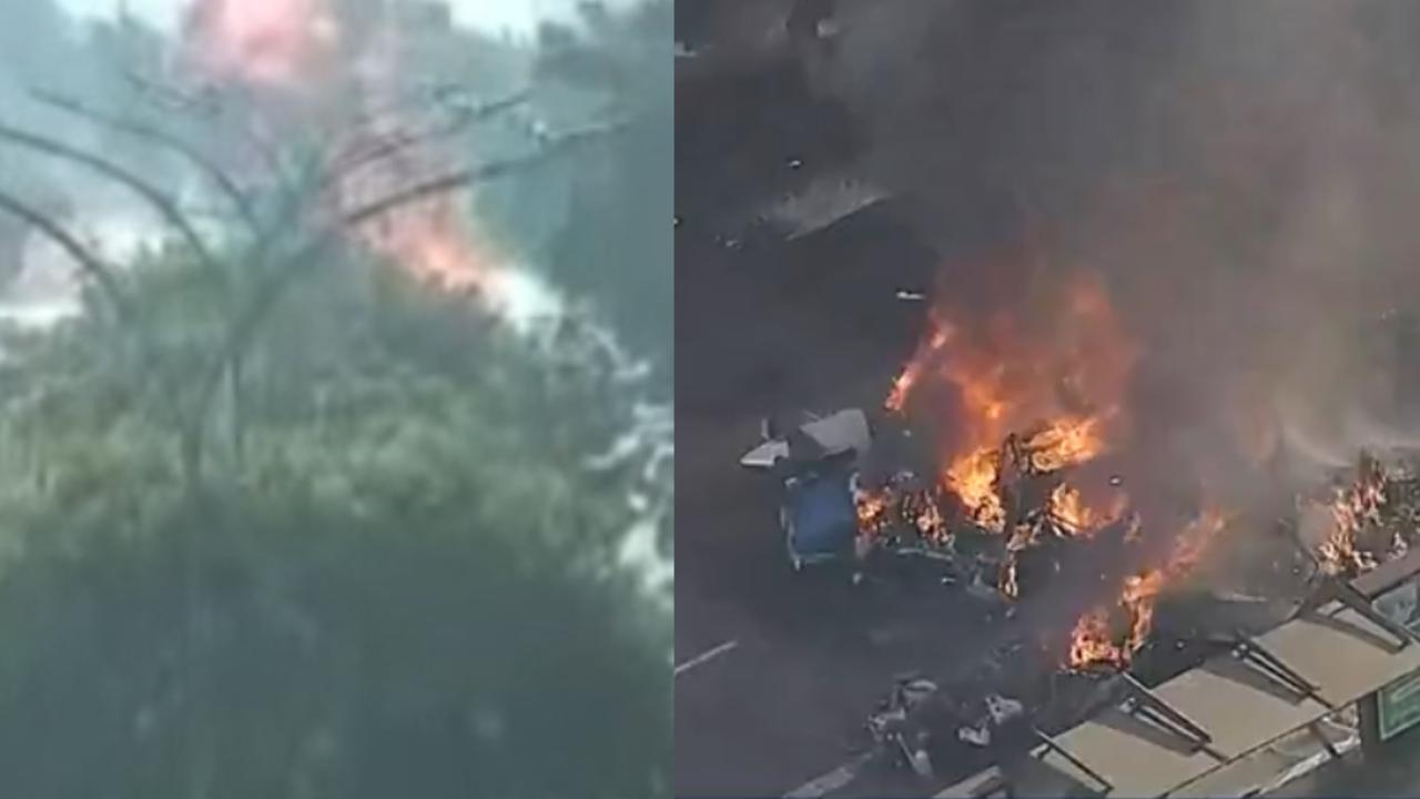 Vídeo: Assista o exato momento da queda do avião em avenida na zona oeste de São Paulo