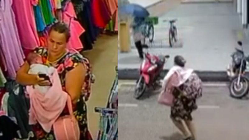 Mulher é presa em flagrante após sequestrar bebê de 15 dias; caso ocorreu em loja no Pará
