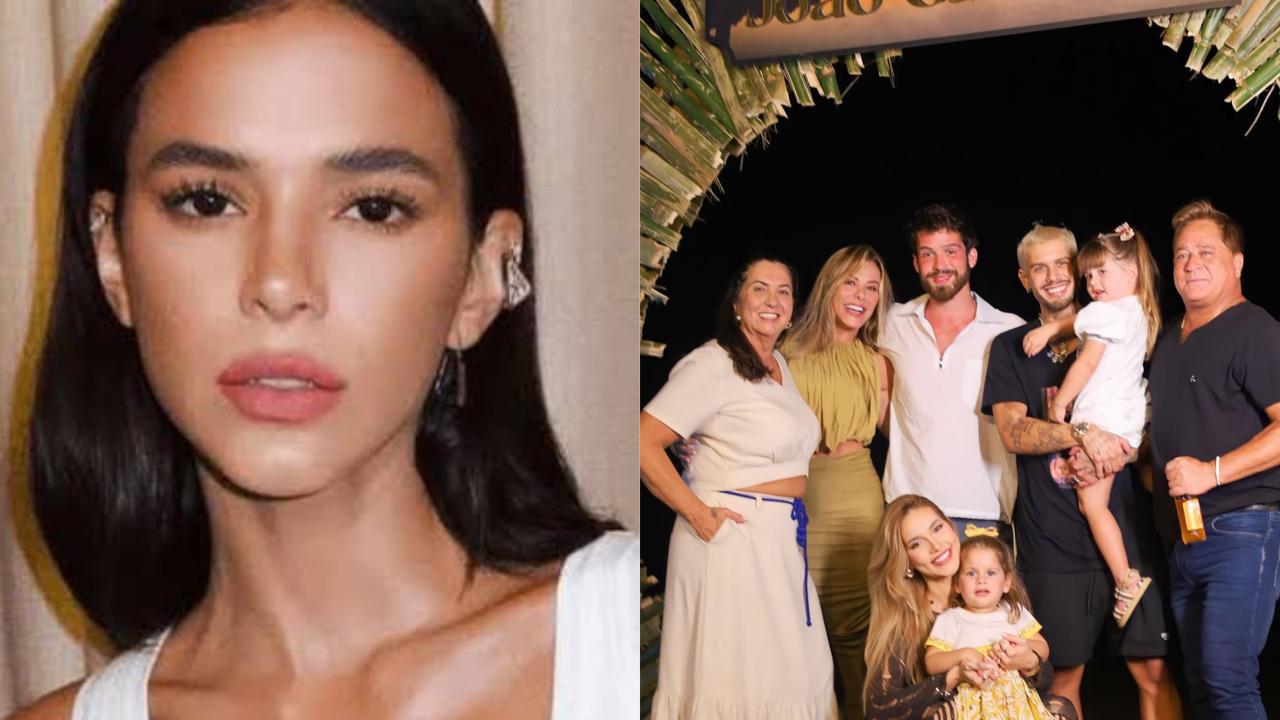 Não gostou? Bruna Marquezine se incomoda com bebedeira da família de Leonardo