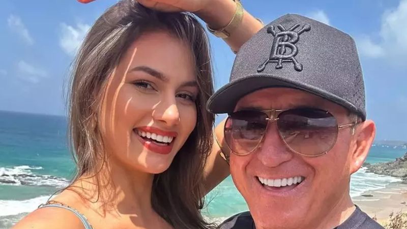 Noiva de Amado Batista rebate críticas sobre relacionamento: ‘Preconceito’