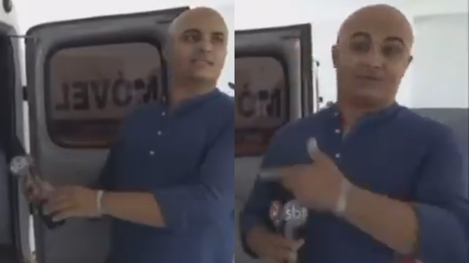 Repórter do SBT leva pum na cara ao entrevistar preso: ‘Que porqueira é essa?’