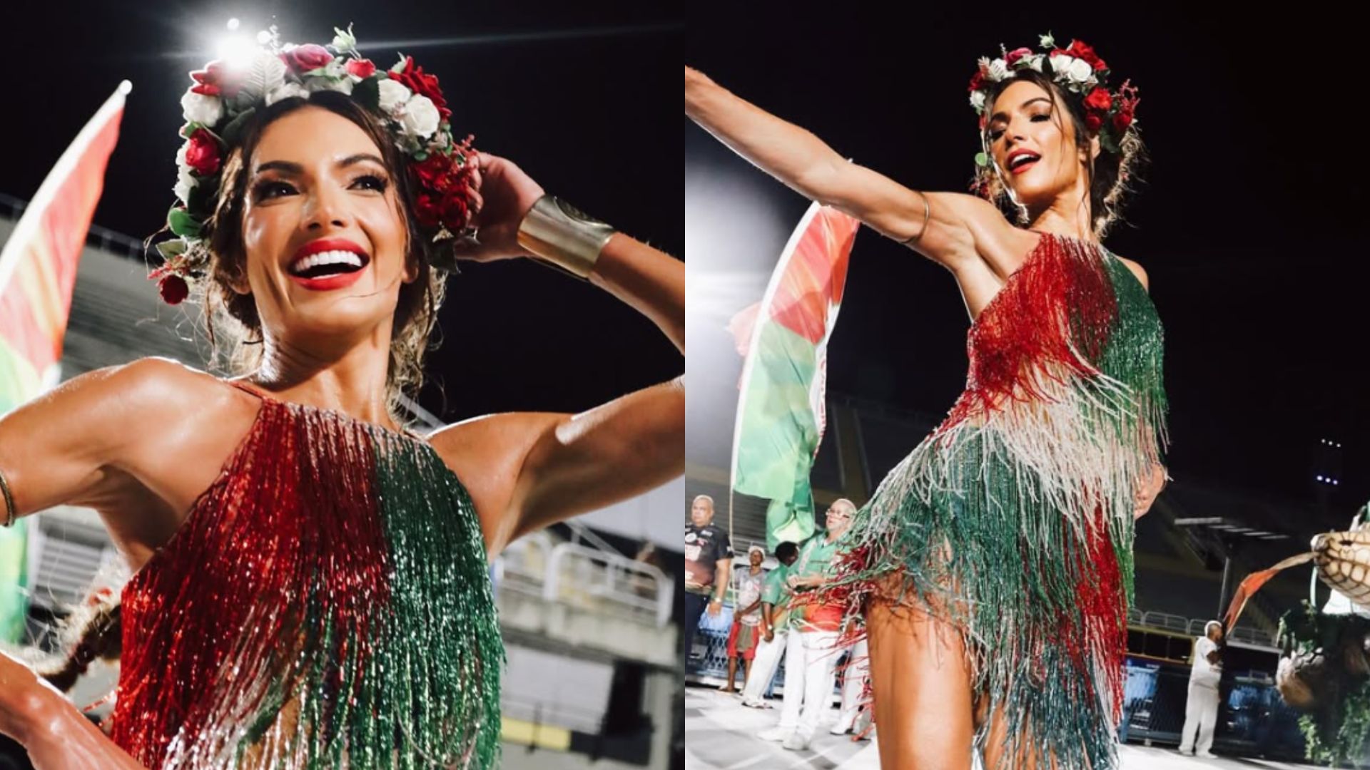 Patrícia Poeta sofre lesão no joelho durante ensaio para o Carnaval: ‘Nem senti’