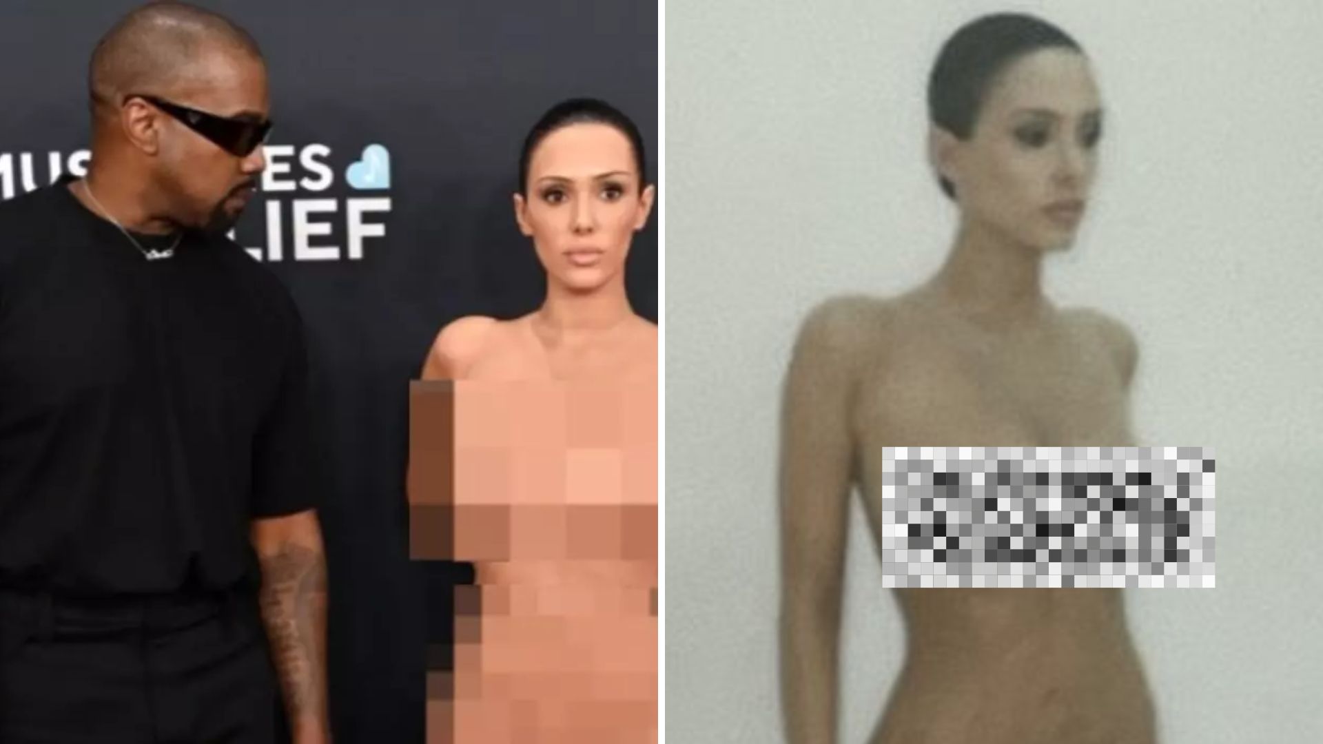 Quem é a esposa de Kanye West? Arquiteta ficou completamente nua no Grammy