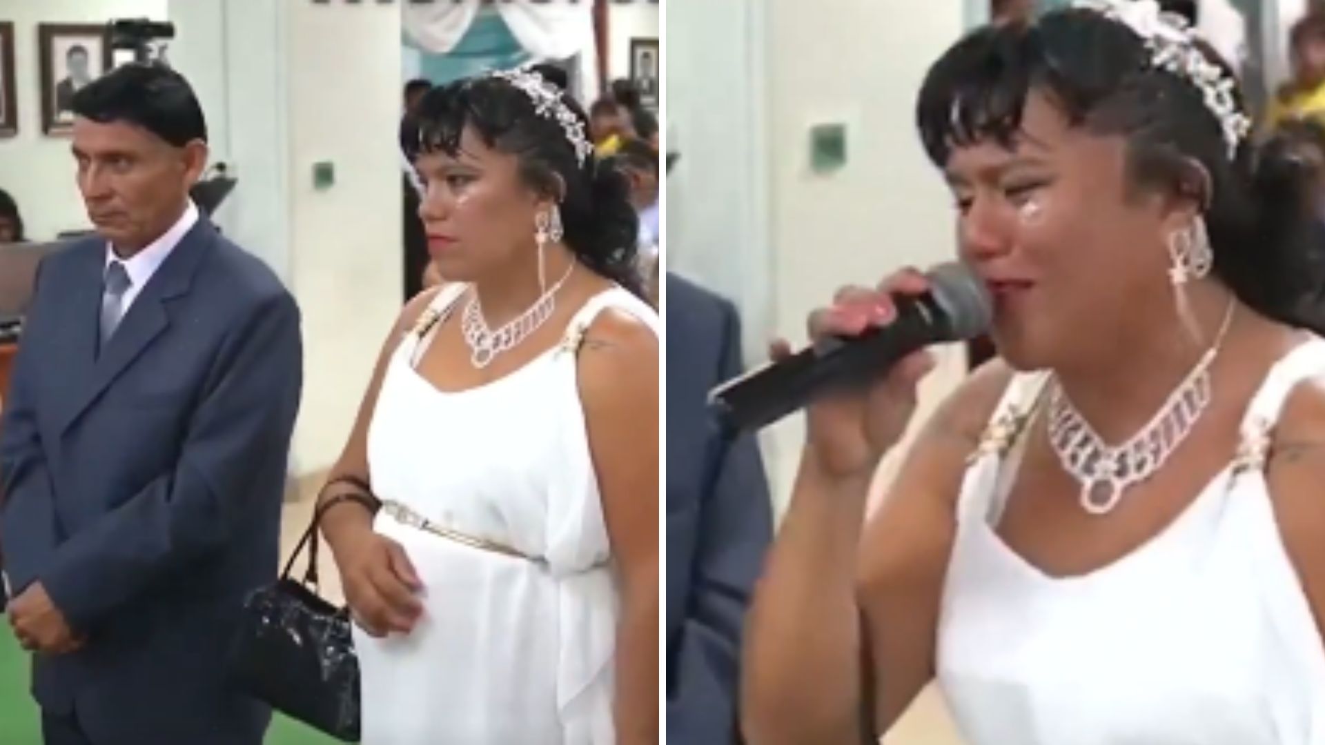 Sendo gravada ao vivo, noiva desiste do casamento no altar: ‘Não aceito’