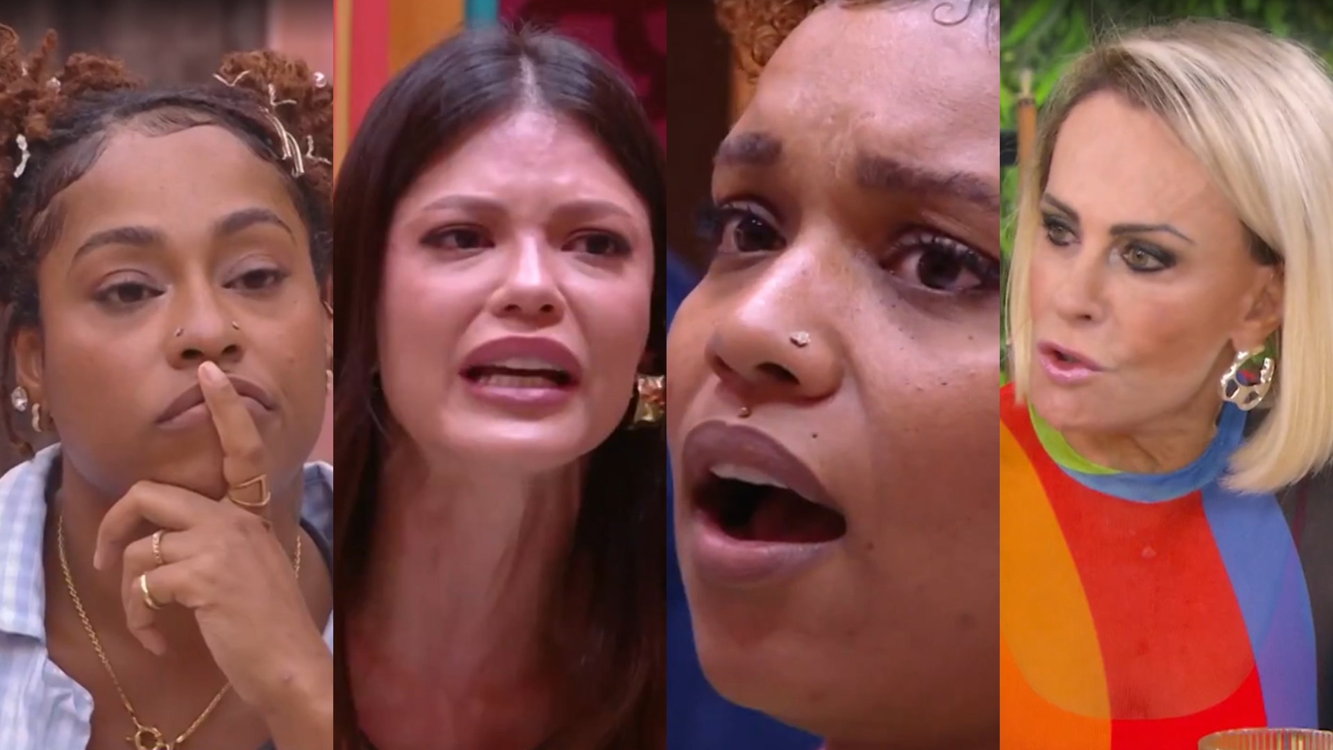 Ana Maria Braga se irrita com falsidade de Thamiris e Camilla com Vitória no BBB 25: ‘Metem o pau’