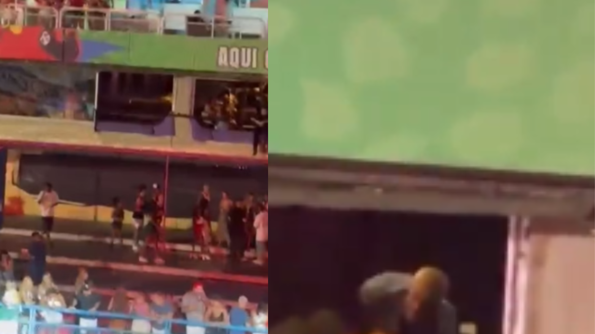 Vídeo flagra casal em momento íntimo em plena Sapucaí no Rio de Janeiro