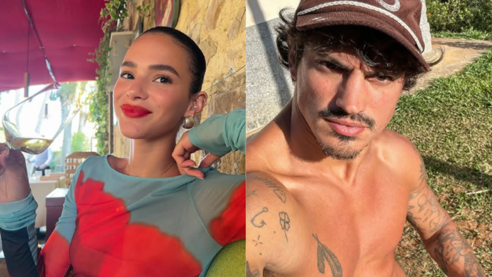 A fila andou? Após fim do namoro com João Guilherme, Bruna Marquezine interage com modelo bonitão