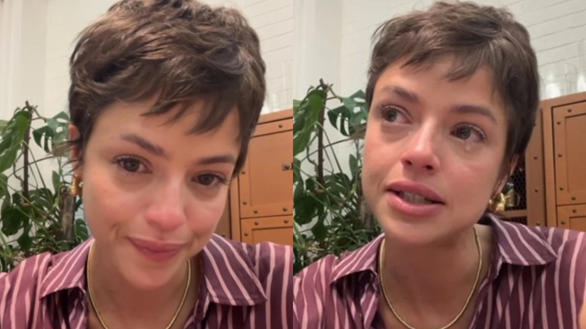 Agatha Moreira chora com o fim das gravações de Mania de Você: ‘Juntos até o final’