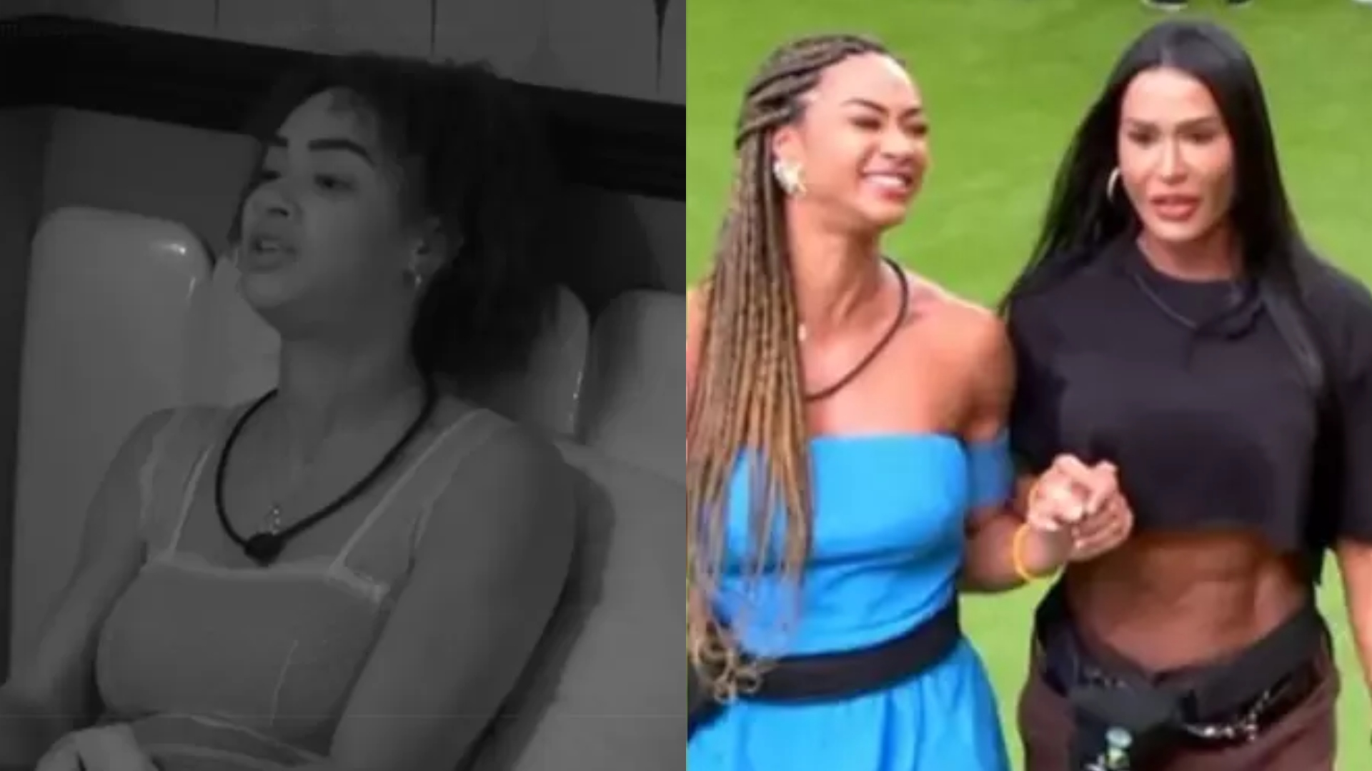 BBB 25: Aline cai no choro e desabafa sobre conflitos com Gracyanne: ‘Queria falar’