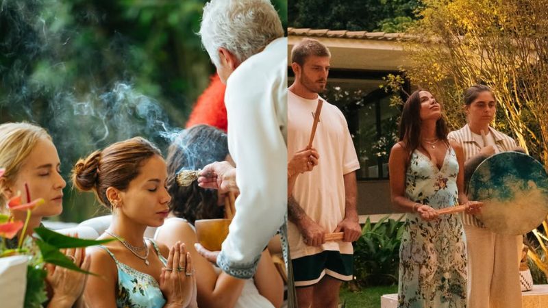 Anitta celebra novo ano com ritual ao lado de Angélica e Juliette: ‘Nos libertando’